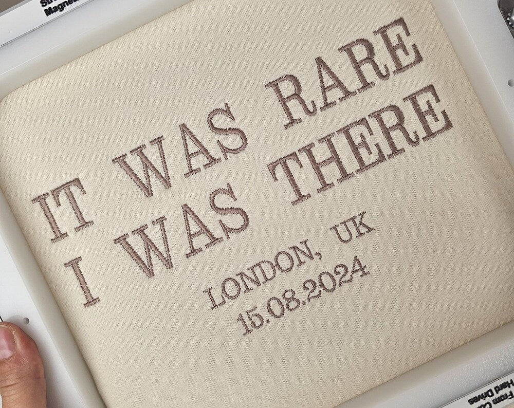 It was Rare Eras Tour Personalised Embroidered Sweatshirt