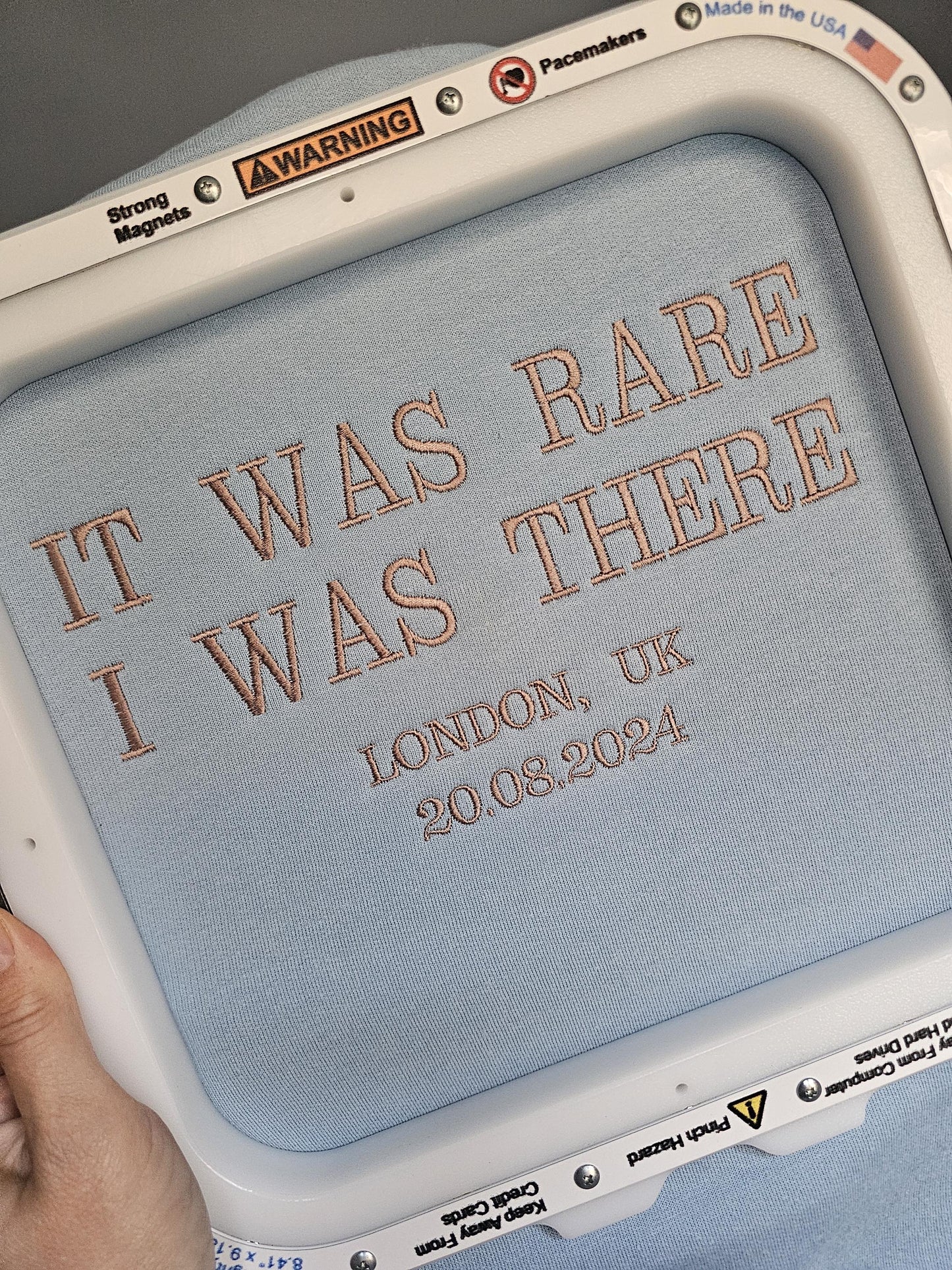 It was Rare Eras Tour Personalised Embroidered Sweatshirt