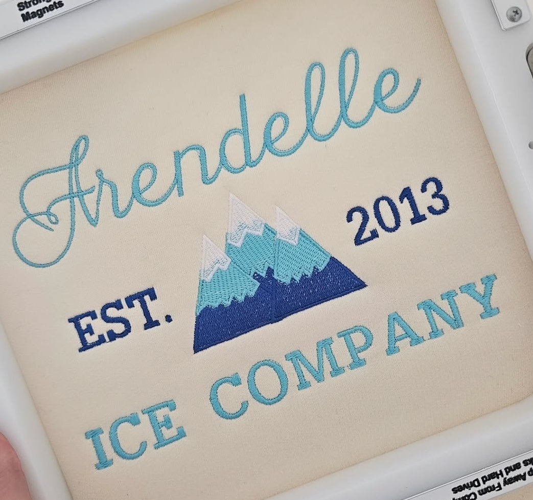 Arendelle Frozen Ice Embroidered Sweatshirt