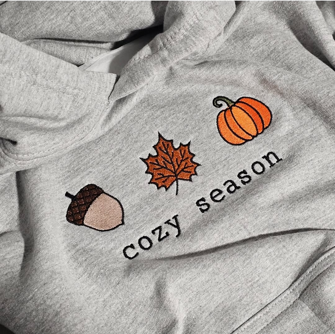 Cozy Season Embroidered Sweatshirt