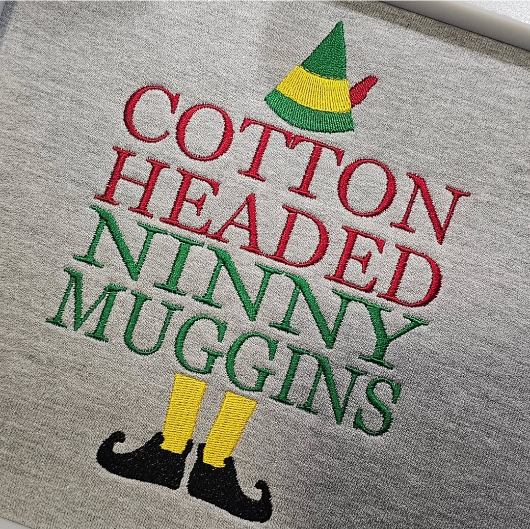 Elf Embroidered Sweatshirt