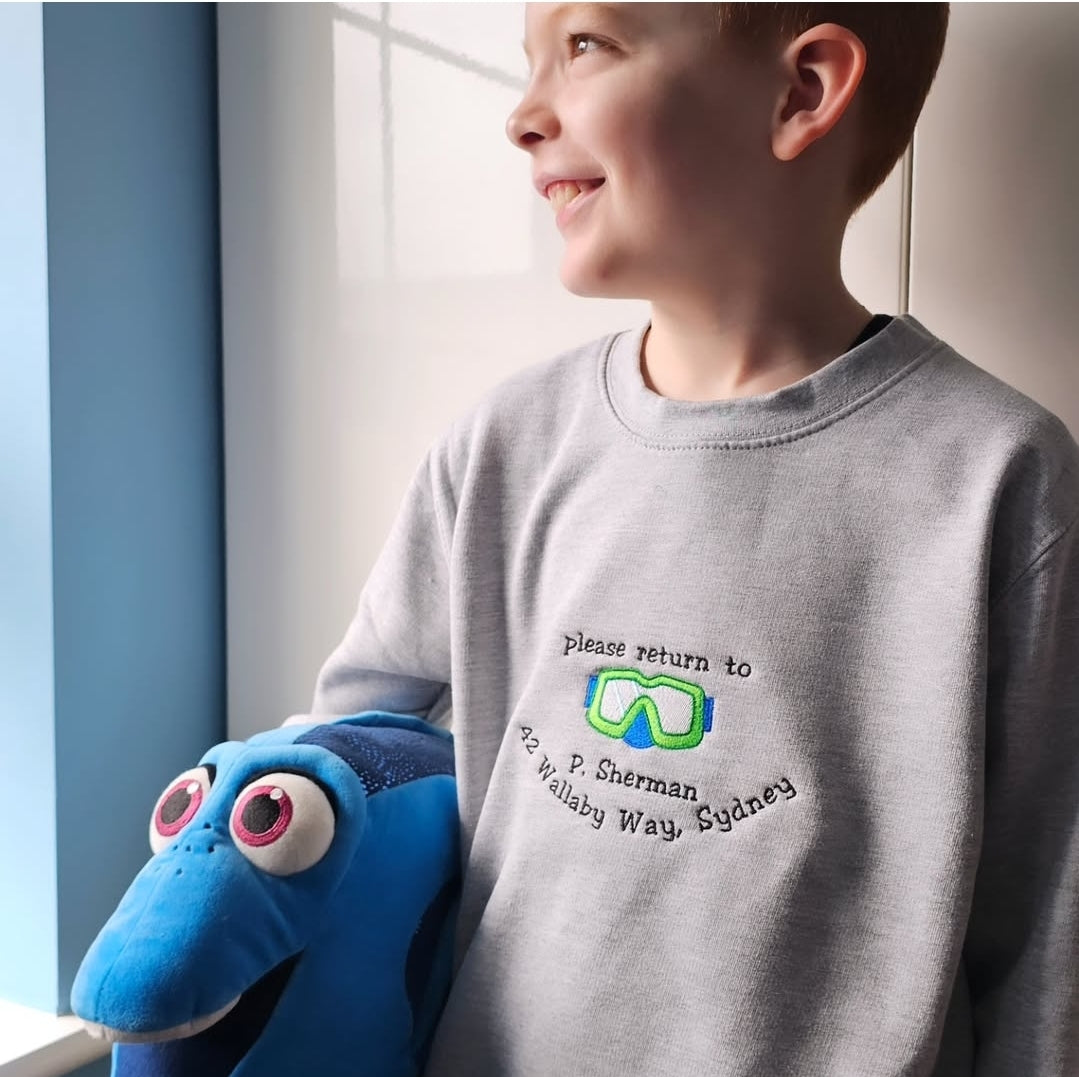 Finding Nemo Embroidered Sweatshirt