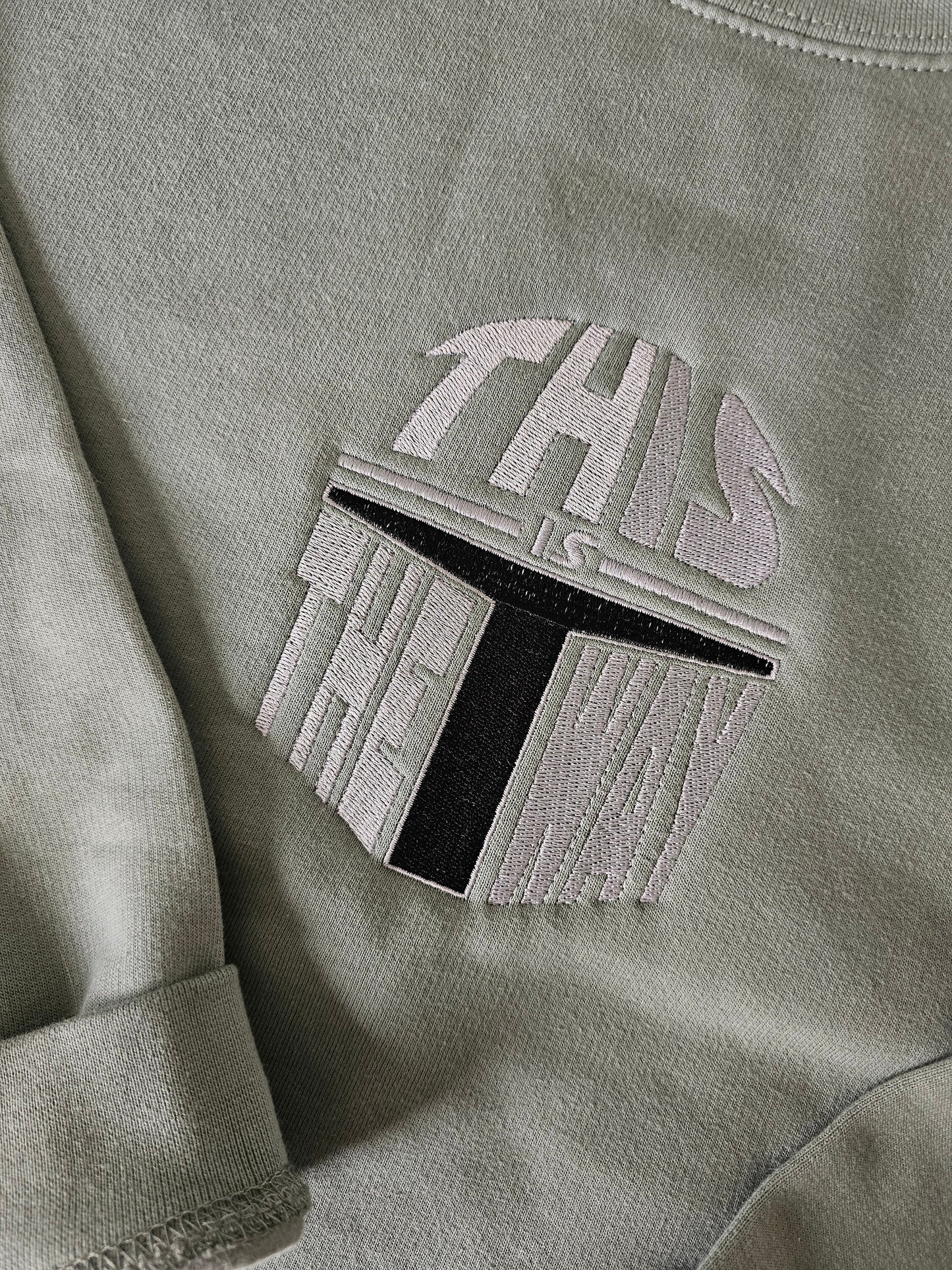 Mandalorian Embroidered Sweatshirt