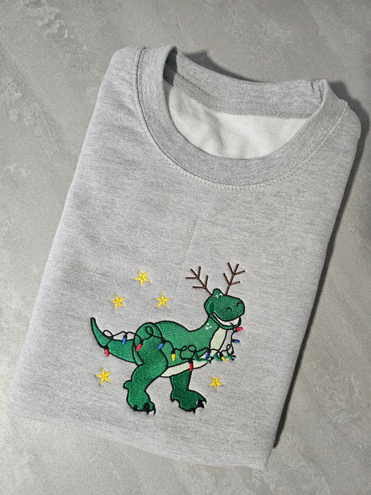 Toy Story Rex Lights Embroidered Sweatshirt